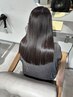 パサつかないカット＋白髪ぼかし＋白髪の方縮毛矯正＋トリートメント20900円