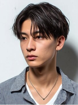 ロティー(loty) メンズカット 刈り上げ センターパート サーフカール 20代30代