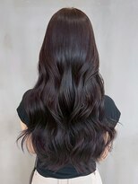 アルバム 新宿(ALBUM SHINJUKU)&nbsp;ロンググレージュ暗めカラー韓国ヘア顔周りレイヤー_ba564531