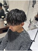 大和八木橿原メンズサロンツイスパ縦落ちパーマ