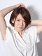 アミ美容室の写真/トップふんわり、襟足スッキリ。年齢でペタンとなりやすい髪を、骨格補正カットで若々しいシルエットに
