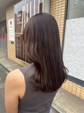ブリックバイブレイス 千葉 千葉中央(brick by brace) 千葉駅/着物ヘア/大人ガーリー/ダークアッシュ/似合わせカット
