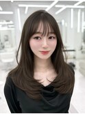 韓国スタイル/ナチュラルくびれヘア_くびれ巻き_レイヤーカット