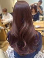 バイオレット ヨコハマ(Violet Yokohama)&nbsp;ピンクブラウンラベンダーピンクロングレイヤーカットKA-130