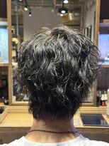メンズココ 日本橋店(MENS COCO)&nbsp;強めシャドウパーマ センターパート