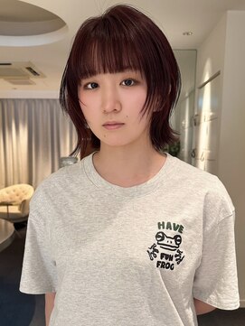 ヤヨイブレインズフェアリー(YAYOI BRAINS fairy) レッドブラウン×レイヤーボブ◎