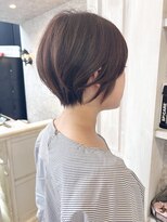 キャアリー(Caary)&nbsp;福山市Caaryショートカット20代30代40代小顔補正マロンブラウン