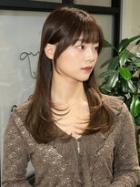 エストアール フクオカ 福岡博多店(est-r. Fukuoka)&nbsp;結べるレイヤーカット/ベージュカラー/博多