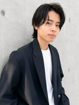NYNY MEN 桂店【メンズサロン/メンズカット/メンズパーマ】【11/1OPEN(予定)】&nbsp;センターパート×ニュアンスパーマ×コンマバング
