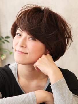 美容室クローバー 新小岩店(clover) くせ毛風☆ふわふわ☆ショートボブ♪【新小岩】