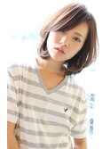 大人カジュアル・小顔ニュアンスボブ  【外苑前・青山・表参道】