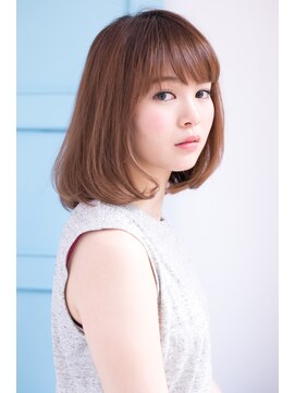 ヘアーアンドファッションシオミエイチ (hair＆fashion shiomi H) 【shiomi H】ナチュラルワンカールボブ