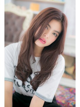 ミック ヘアアンドビューティー 大山店(miq  Hair&Beauty) ほんのり色香…ゆる巻きロングb