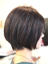 サロンドベル(Salon de Belle) ショートボブ×カーキベージュ×カジュアル[Salon de Belle豊中]