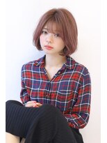 オーロ 宝塚店(ORO)&nbsp;ことりベージュ毛先パーマ大人かわいい小顔フレンチボブ大人ボブ