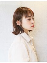 ダヴィン 中目黒(DaVin)&nbsp;【DaVin中目黒】耳かけ外ハネボブ　フォギーベージュ