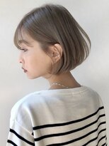【GARDEN川谷】20代30代大人可愛い小顔ボブ×グレージュ