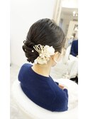 和装アップ　ヘアセット