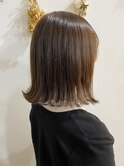 切りっぱなしボブ♪*。