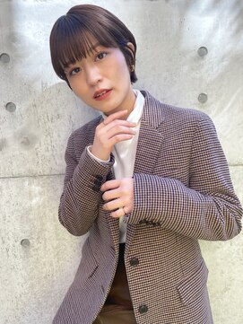 ラボヌールヘアーノーブル 新越谷店(La Bonheur hair noble) マッシュショート/ピンキーショート/マロンブラウン