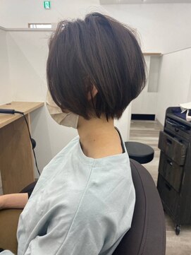ストローク 高崎中居店(STROKE) 黒髪◎前下がりショートボブ丸みショート[高崎/高崎駅]