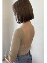 ニール 名古屋 伏見 丸の内(NEELU)&nbsp;【Neelu_rie】ボブ×まろやかベージュ