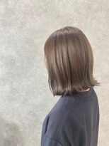 クルー ひたちなか(C.R.E.W)&nbsp;マチルダボブ/ピンクベージュ/インナーグレージュ/ひたちなか