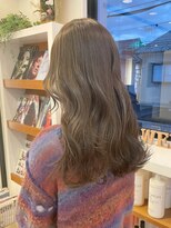 レクタ(recta)&nbsp;オリーブベージュ ロングヘア 巻き髪