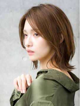 エインアンリー 表参道(AIN.ANLY.) 前髪なし外はねボブ20代30代40代【AIN.表参道】川原大地