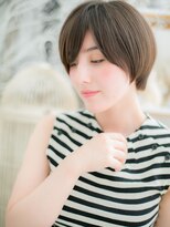 モッズヘア 越谷(mod's hair)&nbsp;オリーブグレージュ大人ボブ束感ショートも◎c5越谷30代40代50代