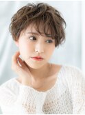 くせ毛風パーマでメンズライクな小顔マッシュn小山20代30代40代