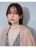抜け感ボブ×シースルーバング