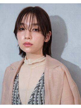 アース 調布店(HAIR & MAKE EARTH) 抜け感ボブ×シースルーバング