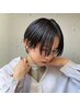 【白髪ぼかし:根本染メンテナンス】リタッチカラー+前髪カット￥7000 