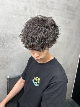 ネクスト 静岡店(NEXT) MEN'S HAIR カルマパーマ ダークアッシュ ニュアンスパーマ