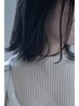 カット＋髪質改善カラ-＋美髪トリ-トメント＋イヤリングカラ-￥30800→￥25300