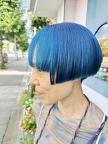 エシェル 平塚店(echelle)&nbsp;ブリーチブルーカラー