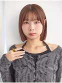 20代30代40代/ナチュラルカラー/韓国風タッセルボブ