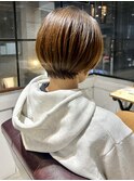 【阿部菜乃花】丸みマッシュショート首元すっきり