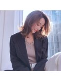 ★縮毛矯正ショートボブサイドバング前髪あり髪質改善内巻きボブ
