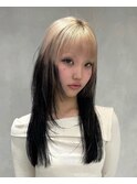 ミルクティー　ルーツカラー