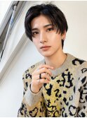 爽やかナチュラルパーマセンターパート
