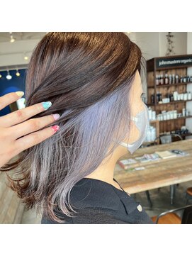 ミルシンク(1005mille cinq) パープルグレー/グレーカラー/透明感カラー/インナーカラー