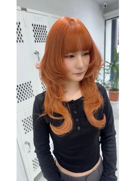 シック(CHIC) オレンジカラーレイヤーカット