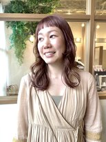 マッシュ グランバーズ 布施(MASHU GRANDVASE)&nbsp;【東大阪布施】派手じゃないブリーチありラベンダーピンク