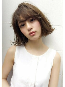ギミック 自由が丘(gimmick) ◆前髪+外ハネボブ【自由が丘髪質改善オージュア認定サロン】