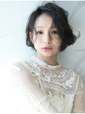 ■M.SLASHセンター南・20-1■ラフかわいいヌーディショートボブ