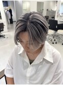 メンズハイライトバレイヤージュメッシュ