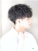 ソフトツイストスパイラルパーマスパイラルパーママッシュ