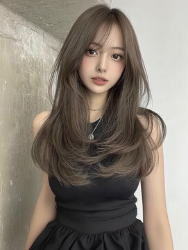 ランテルディ 渋谷(LANTERDIT) レイヤーカット 韓国ヘア  透明感カラー グレージュ